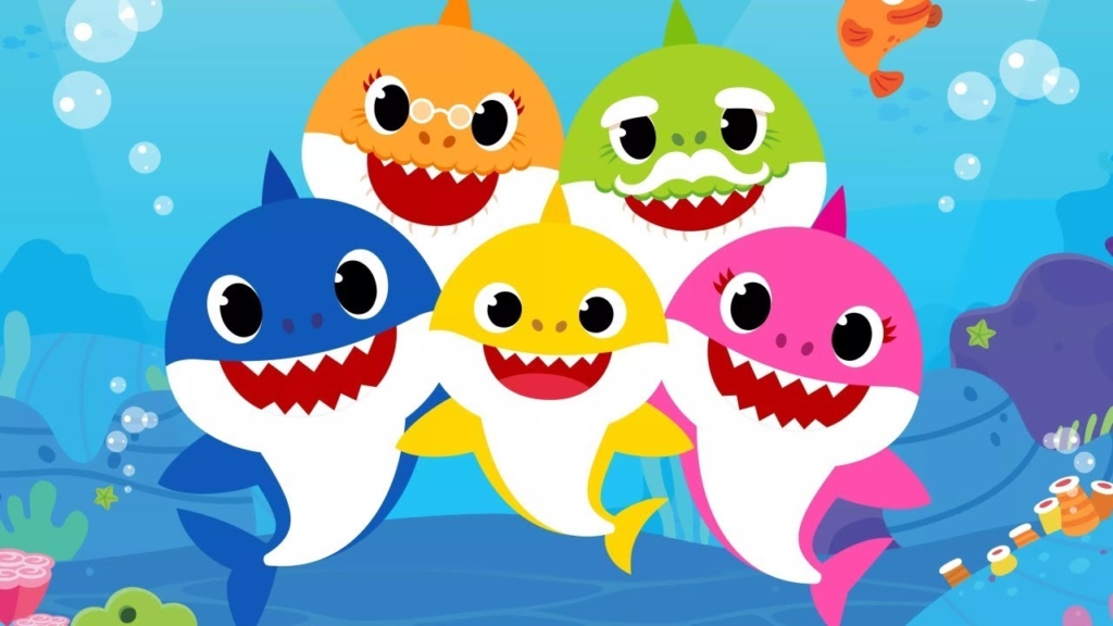 baby shark partitura